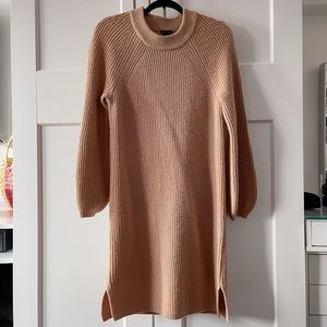 Ann Taylor camel Sweater Dress